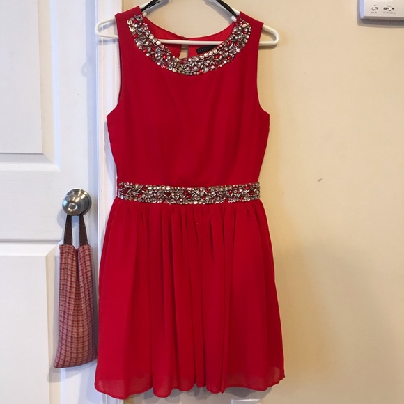 Red Dance or Cocktail Dress - Picture 1 of 5